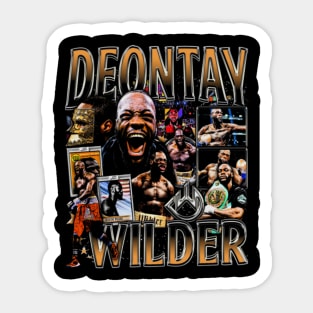 Deontay Wilder Vintage Bootleg Sticker